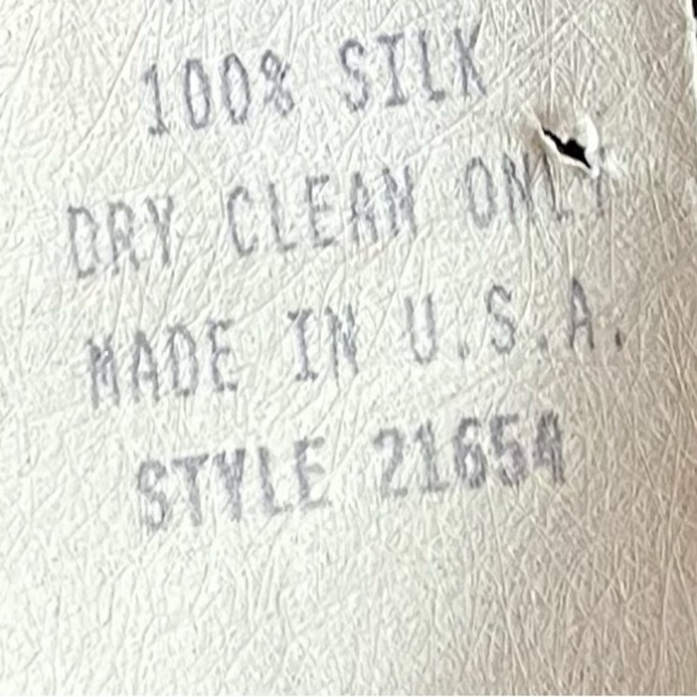 🌈VTG 80’s Geometric Color-Block 100% Silk Blazer Jacket: Size 10 - Picture 5 of 7